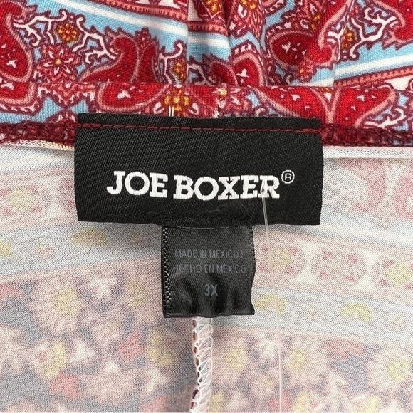 NEW 3x JOE BOXER RED FLORAL PAISLEY BOHO   STRETCH PLUS CASUAL SHRUG - Picture 11 of 11